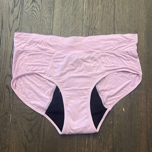 NWOT Bambody pink bamboo period panties size 10